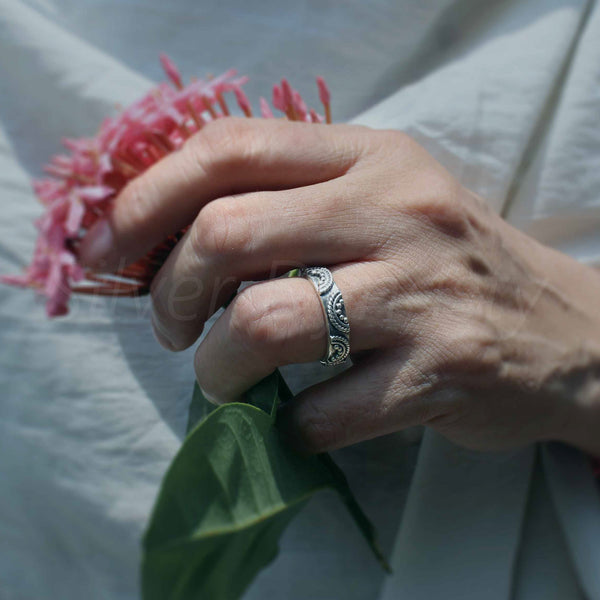 Handmade Silver Band,925 Sterling Silver Ring