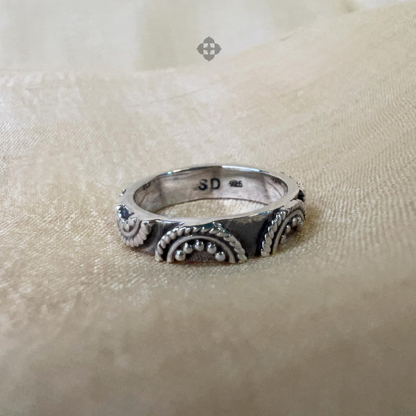 Handmade Silver Band,925 Sterling Silver Ring