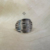 Handmade Silver Cluster Ring, 925 Solid Sterling Silver Ring