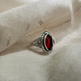 Garnet 925 Solid Sterling Silver Ring, Ring For Women