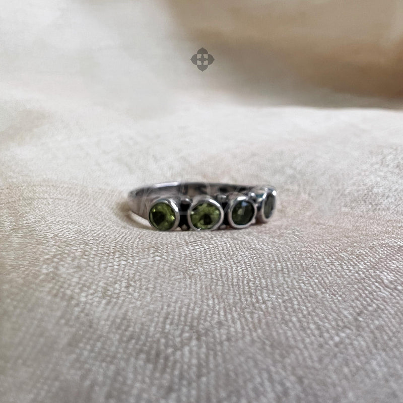Peridot Ring, 925 Solid Sterling Silver Ring, Ring For Women