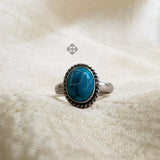 'Fortuna' Turquoise 925 Solid Sterling Silver Ring