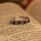 Garnet 925 Solid Sterling Silver Ring, Ring For Women