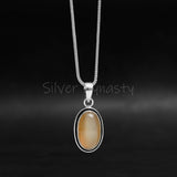 Pink Moonstone Pendant, 925 Solid Sterling Silver Pendant
