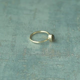 'Minimalist' Labradorite Ring, 925 Solid Sterling Silver Ring