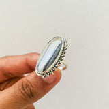 'Boho' Zebra Jasper 925 Solid Sterling Silver Ring