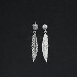 Leaf Earring, Silver Earring, 925 Solid Sterling Silver Earring