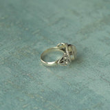 'BIA' Howlite 925 Solid Sterling Silver Ring